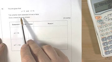 AQA Specimen Set 1 Paper 3F Q14 to Q15