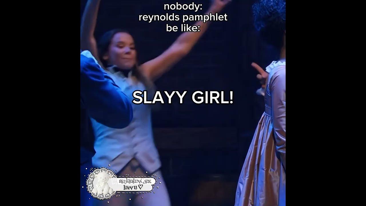 reynolds pamphlet preformance be like: 🤪 | #hamilton
