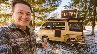 Watch Me Transform This Japanese Kei Van Into A Tiny Coffee Shop screenshot 5