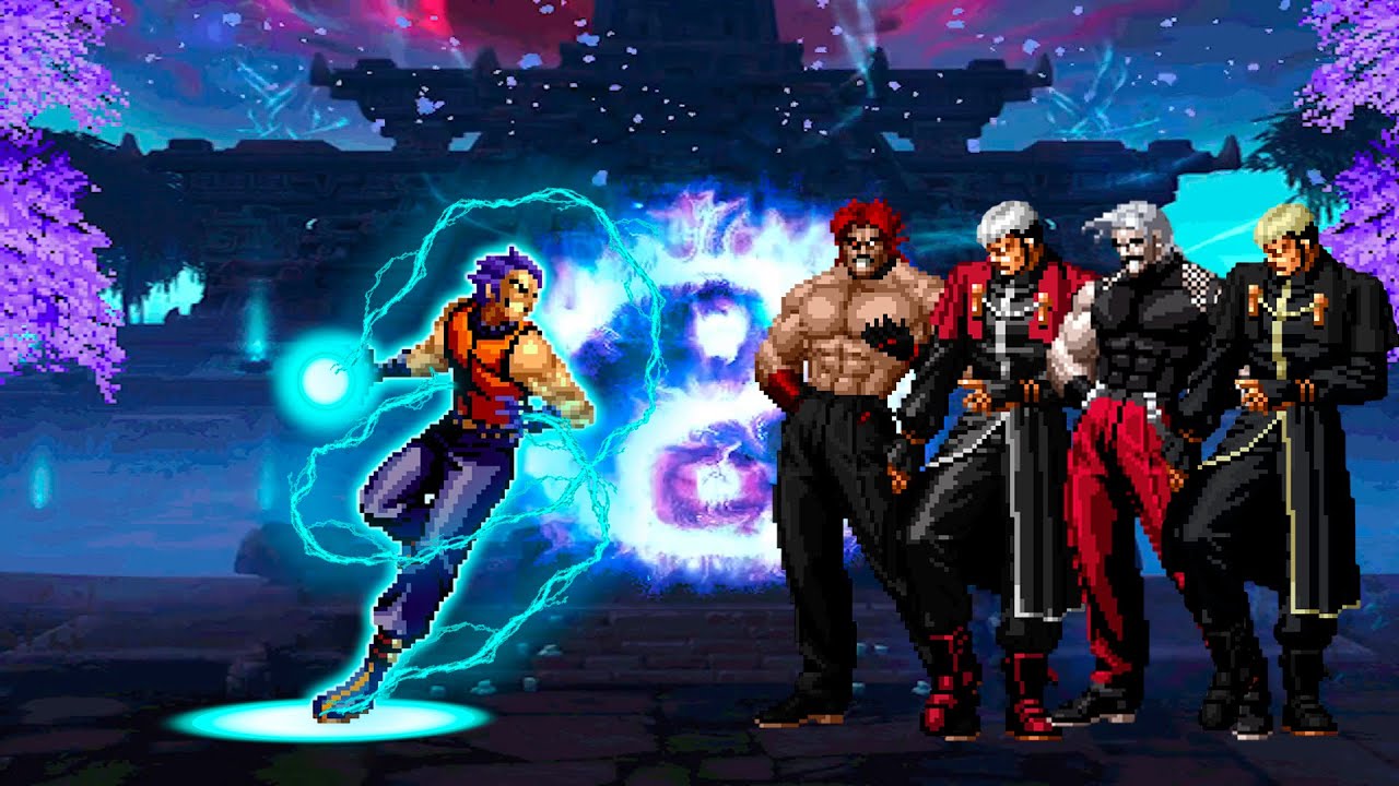 [KOF Mugen] Alpha K9999 vs Rugal & Goenitz Team - YouTube