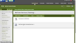 How to Add the NetTutor Blackboard Video Tutorial