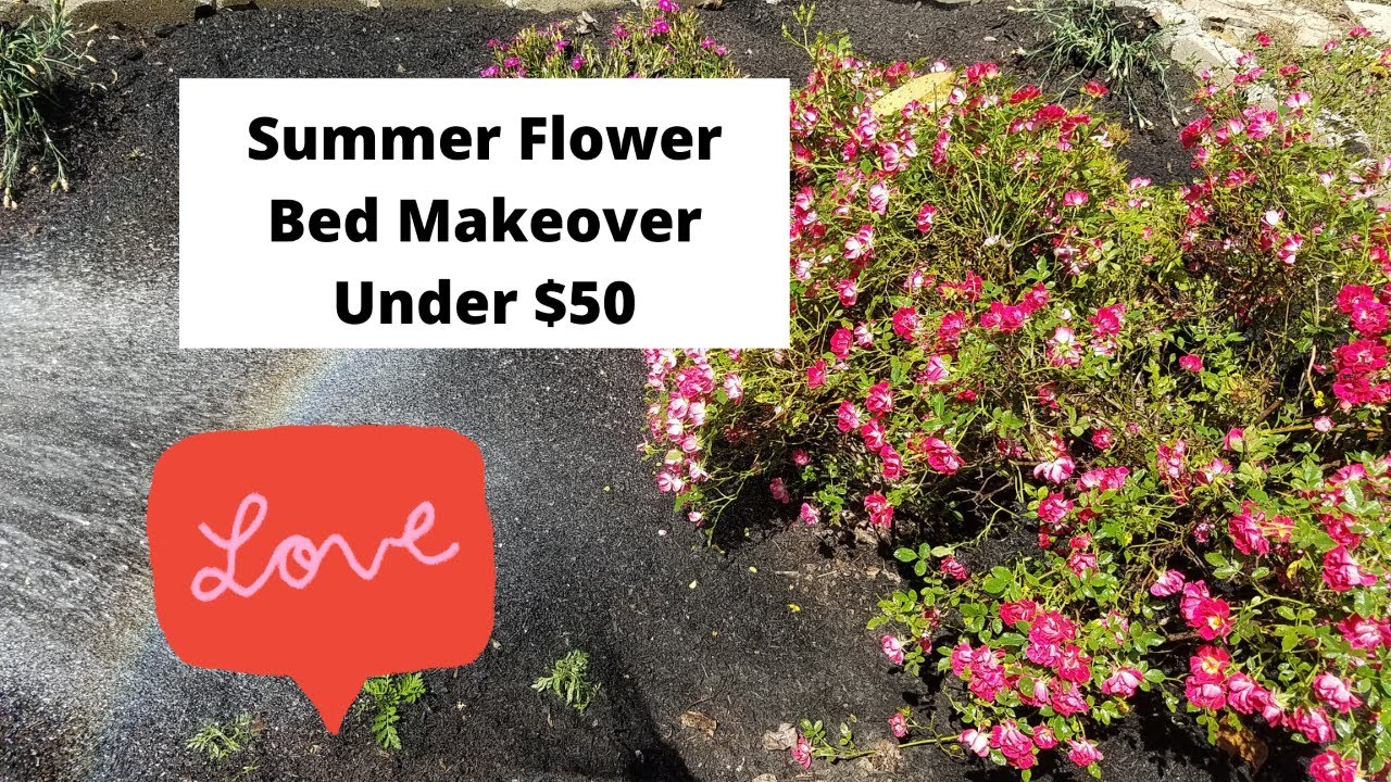 Summer Flower Bed Makeover Under 50 Ideas Foa A Small Flower Bed On
