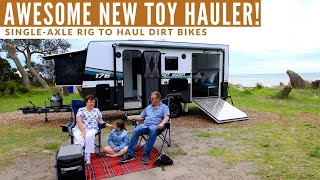 Wow! Check out this family-friendly toy hauler!
