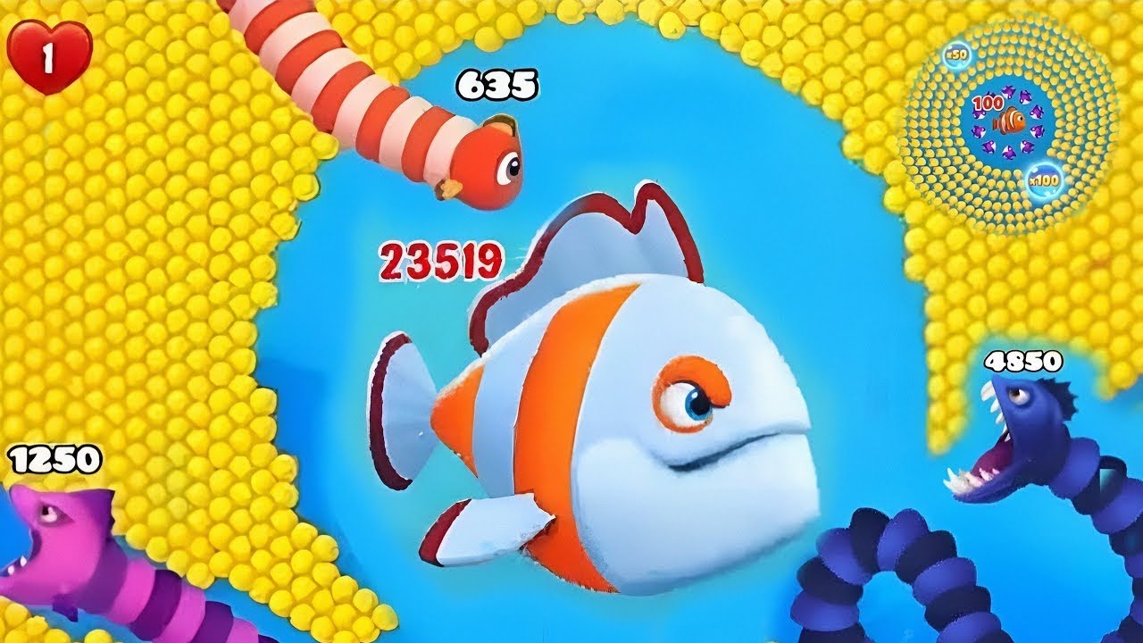 Fishdom Ads | Hungry Fish New Update [343] Fishdom Ads#fishdom 