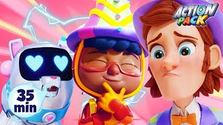 Ultimate ActionPacked Birthday Party! | Action Pack | Adventure Cartoon for Kids