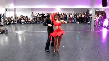 zouk lambada Demo With Tomer Schwartz & Yasmin Tzefania @ Studio B Tel-Aviv 04.01.2013