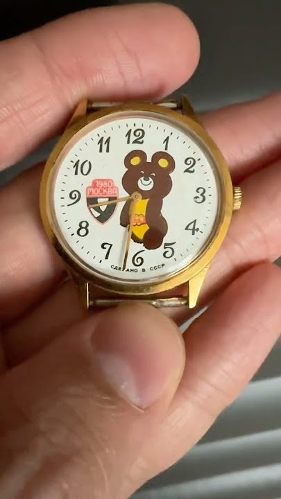 Продам часы СССР Au10 Олимпийский Мишка