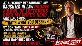 My Daughter In Law Poured Leftovers On My Wife's Head At Dinner   But One Call From Me  …