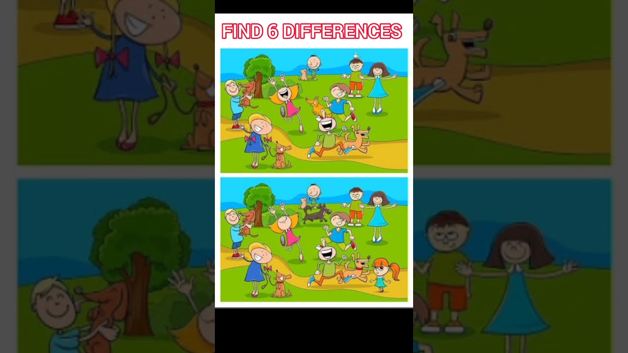 Find 6 Differences Difference