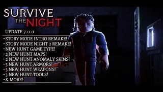 NIGHT 2 UPDATED! NEW HUNT MISSIONS! Roblox Survive The Night UPDATE!