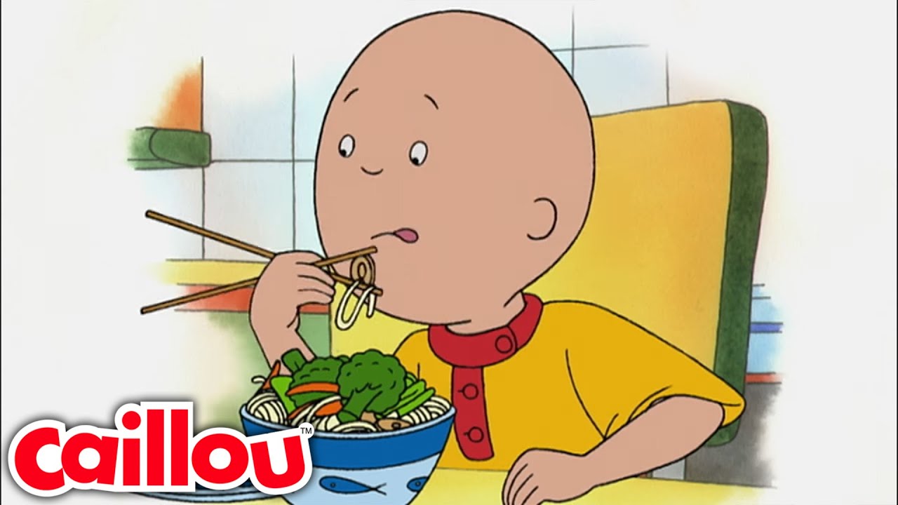 Palillos chinos | Caillou Español Castellano - WildBrain | Caricaturas para niños