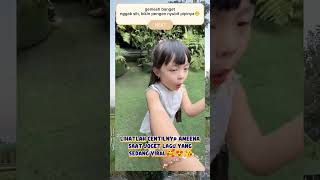 AMEENA MENGGEMASKAN JOGET VIRAL TIKT*K #ameena #attahalilintar #aurelhermansyah  #shorts