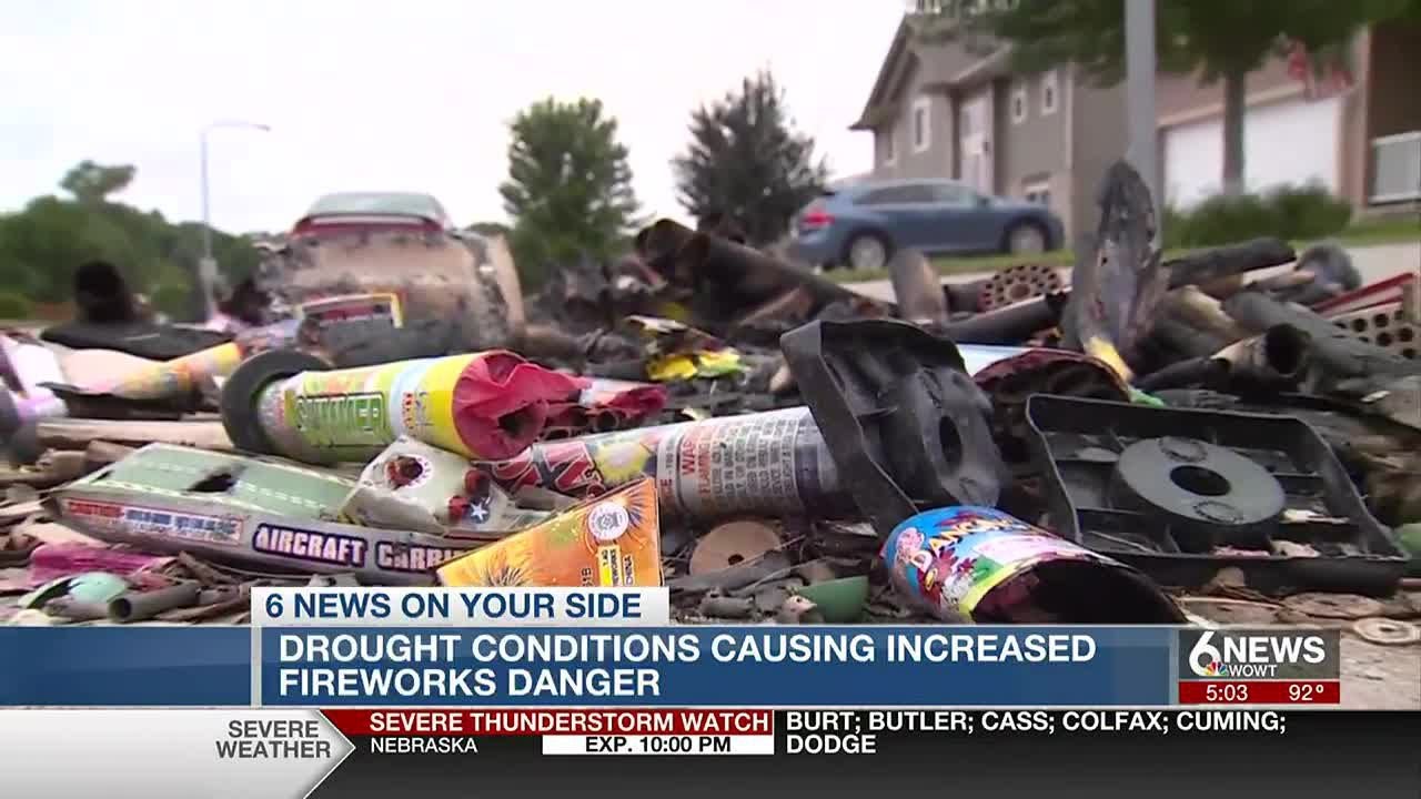 Fireworks safety in burn bans - YouTube
