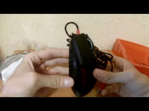 Распаковка мышки A4Tech Bloody V2M Black