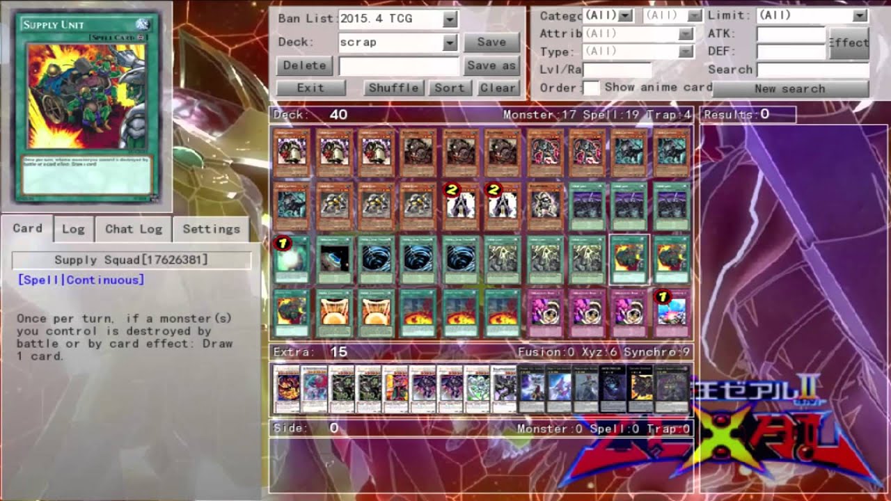 Yugioh Deck Profile: Scrap April 2015!