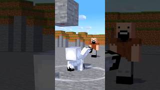 Help Herobrine Earthbending (Bones - Imagine Dragons) #Herobrine #Minecraft #Shorts #Bones