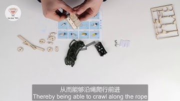 SAIZHI STEAM TOYS DIY Rope climbing robot SaiZhi33q4