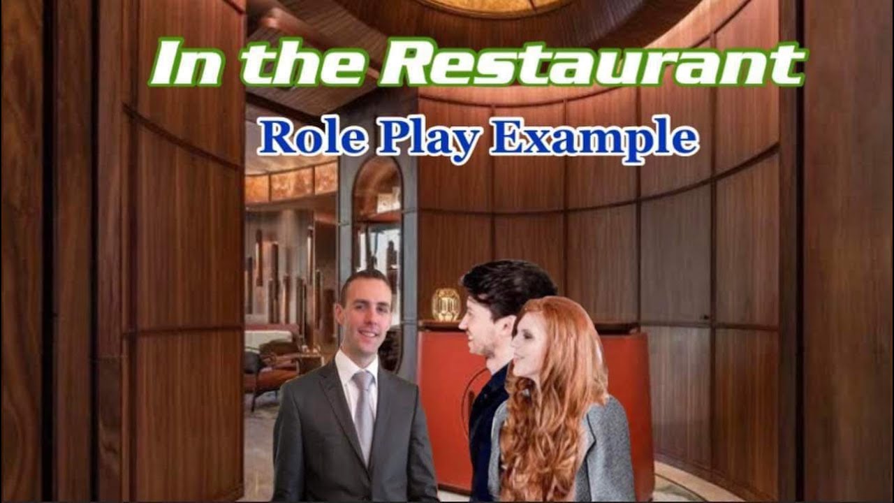 In The Restaurant Role Play Example - YouTube
