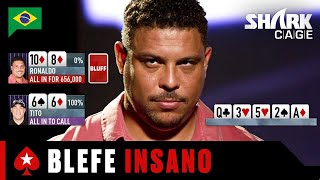 Ronaldo's INSANE BLUFF ♠️ The Best of the Shark Cage ♠️ PokerStars Brazil screenshot 5