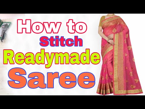 Video: How To Sew A Saree