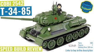 COBI 2542 T-34-85 *NEW 2021* - Speed Build Review