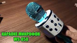 WSTER WS 858 Караоке микрофон обзор