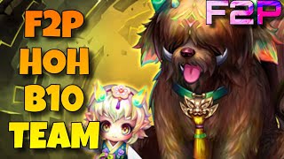 F2p Hoh B10 Team - Yuna & Sapsaree / Wind Sapsaree Summoners War Hoh August 2026