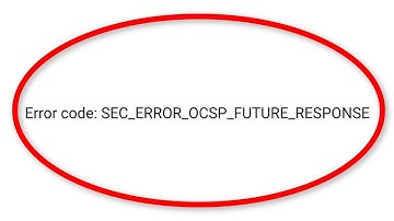 Fix Firefox SEC_ERROR_OCSP_FUTURE_RESPONSE Error ||  Fix Firefox Sec Error Ocsp Future Response