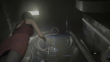 Resident Evil 2  How to Use EMF Visualizer to Blow up Sewer Fan