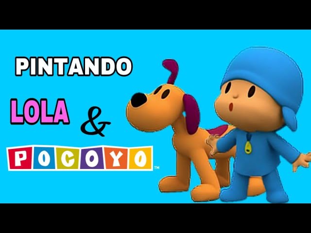 POCOYO Colorir para crianças Pinturas de desenhos divertidos colorindo  Pocoyó rainbow tv kids 