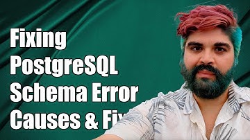 Fixing PostgreSQL 