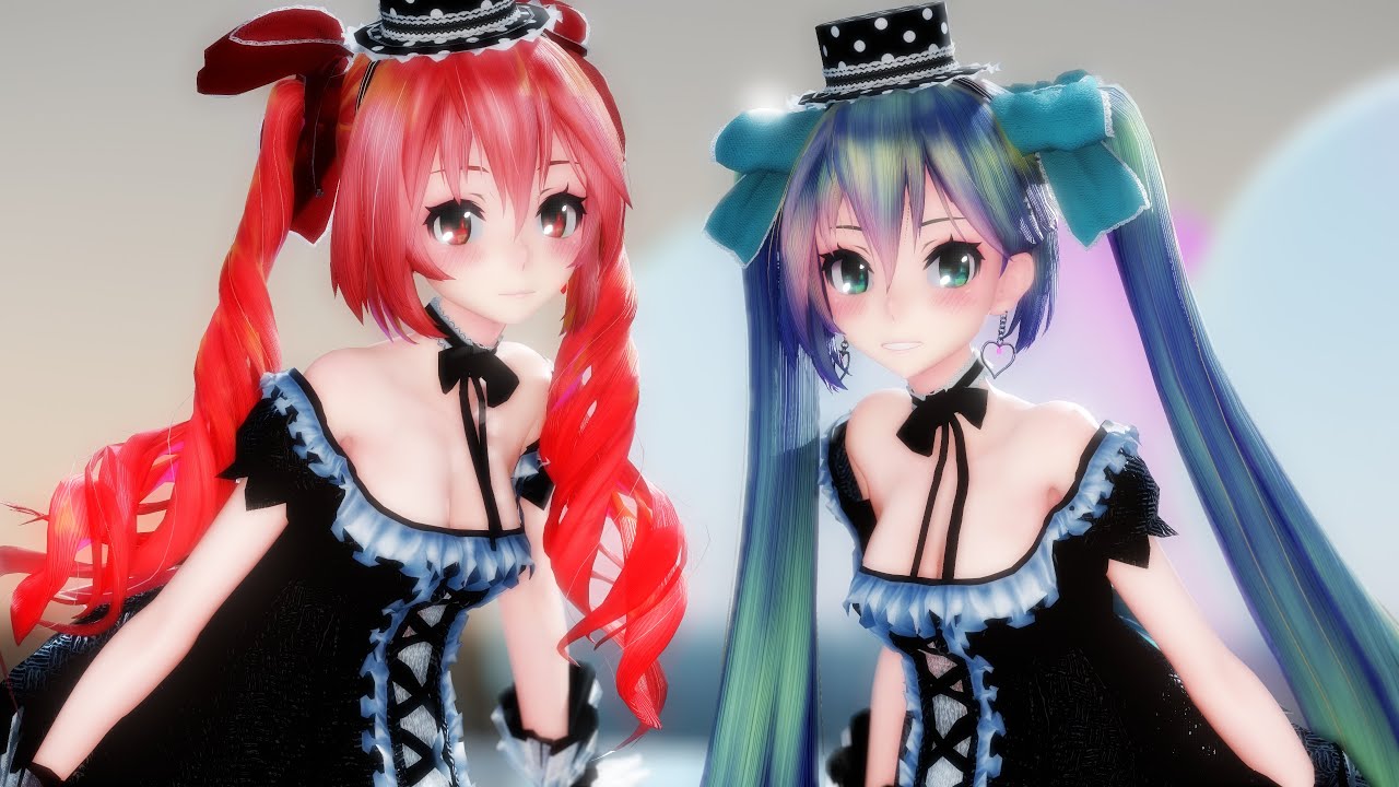 Tda式改変ミクさん、テトさんで”愛包ダンスホール”