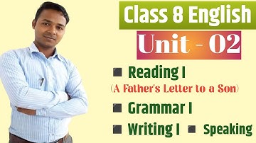 Class 8 English | Unit 2 | Reading I | Pronunciation | Speaking | Grammar I | Writing I