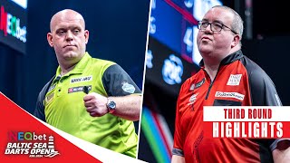 QUARTERS DECIDED! Third Round Highlights  2024 Neo.bet Baltic Sea Darts Open