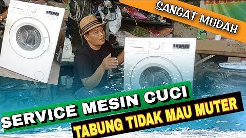 Cara Mudah Service Mesin Cuci Sharp Tabungnya Tidak Mau Berputar, Hanya Bunyi Drain Motornya