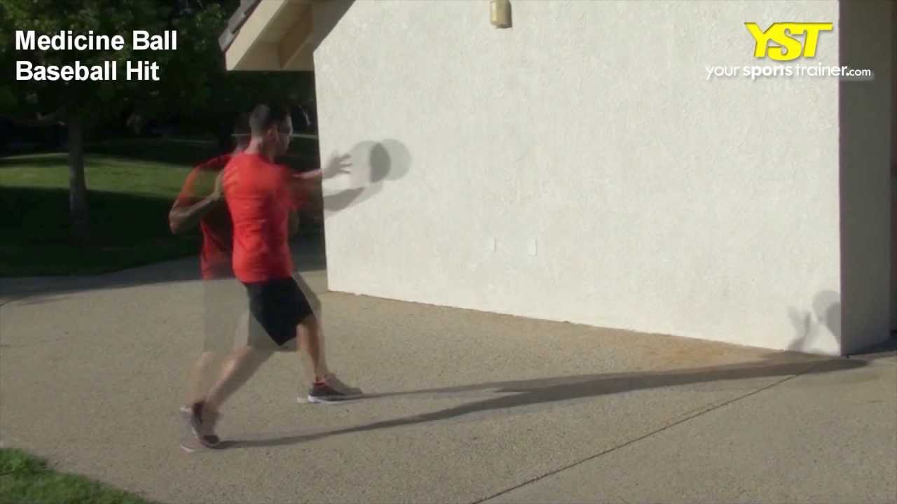 Medicine Ball Baseball Hit YouTube
