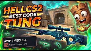 I tried Code TUNG and pulled a AWP-MEDUSA FROM FREE CASE  | HELLCS2 CODE TUNG