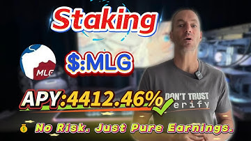 Zero-risk, high-reward project with 4412.46% APY! Complete Solana MLG staking tutorial for beginners
