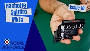 Build the Spitfire Mk1a - Issue 10 - Fitting the exhausts and pipes