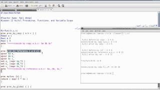 Programming in Tcl/Tk Lesson 12 Procedures, Functions, and Variable Scope. (English Version)