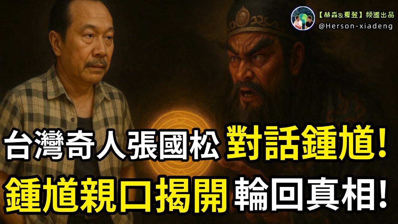 臺灣奇人張國松,記錄與神仙鐘馗的神奇對話,揭開眾生輪回真相!|赫森&夏登