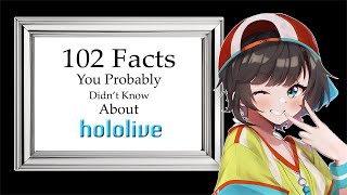 102 Facts You Probably Didn't know About EVERY ACTIVE Hololive Member
