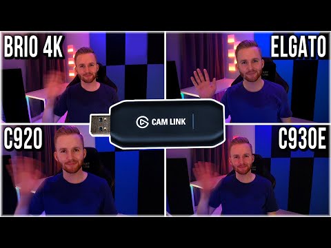 Elgato Cam Link 4K Review & Comparison to Logitech Brio 4K, C920, and C930e - Two Minute Tech Review