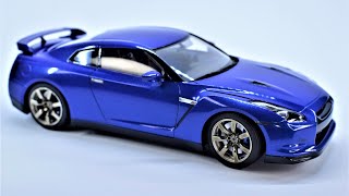 How To Build A Scale Model Car Step By Step Tamiya Nissan GTR R35 Plastic Model 1/24 Scale build