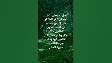 سورة الحشر بصوت سالم الرويلي ♥️