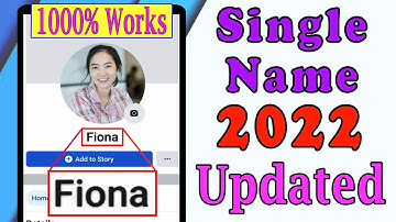 How to one name on facebook 2022 || First Name Only || make single name id || Remove last name 2022