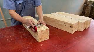 How To Process Wooden Boxes Into A Table With Special Curves // Classic Table And How To Make It