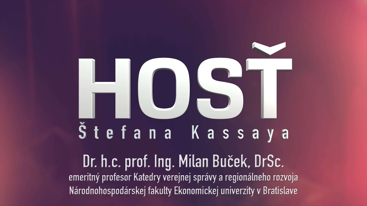 Hosť Štefana Kassaya: Dr. h.c. prof. Ing. Milan Buček, DrSc.