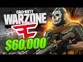 WE WON! - $60,000 FAZE WARZONE TOURNAMENT! - Week 1 (CoD Battle Royale)