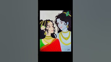 Part-2 Radha Krishna ji 🥰❤️ #radhakrishna #krishna #colourfuldrawing #art #sketch #viral #shorts